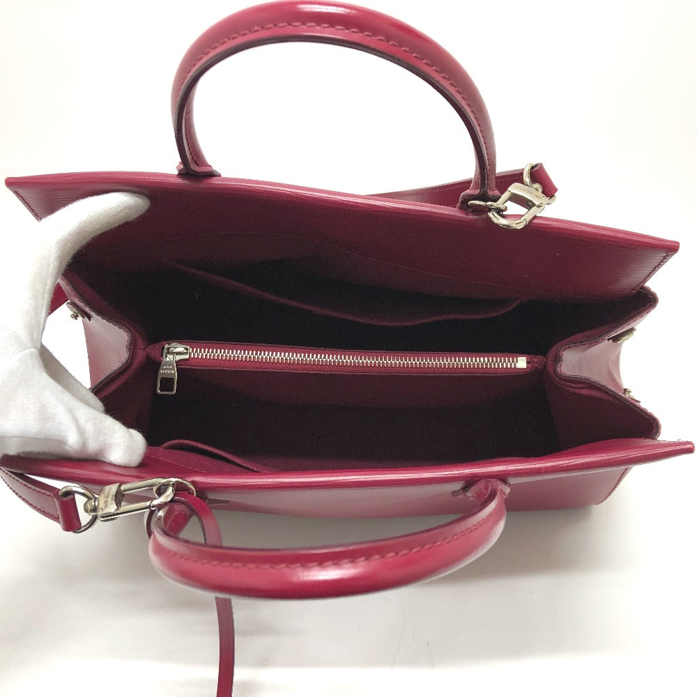 LOUIS VUITTON Handbag M94612 Epi Leather SilverMetal Marley MM Women Used Authentic