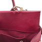 LOUIS VUITTON Handbag M94612 Epi Leather SilverMetal Marley MM Women Used Authentic