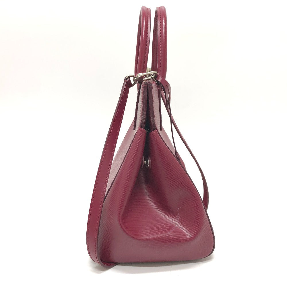 LOUIS VUITTON Handbag M94612 Epi Leather SilverMetal Marley MM Women Used Authentic