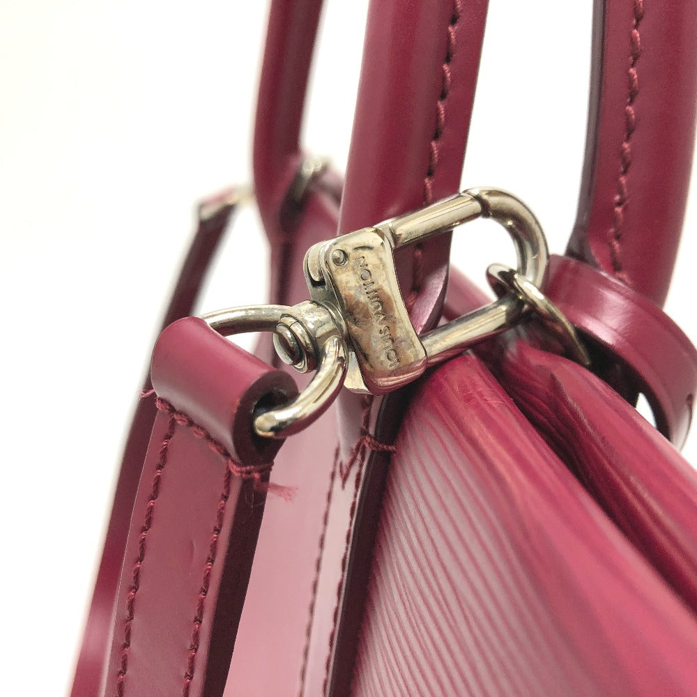 LOUIS VUITTON Handbag M94612 Epi Leather SilverMetal Marley MM Women Used Authentic
