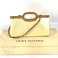 LOUIS VUITTON Shoulder Bag M91374 Monogram Vernis Canvas white Monogram Vernis Roxbury Drive Women Used Authentic