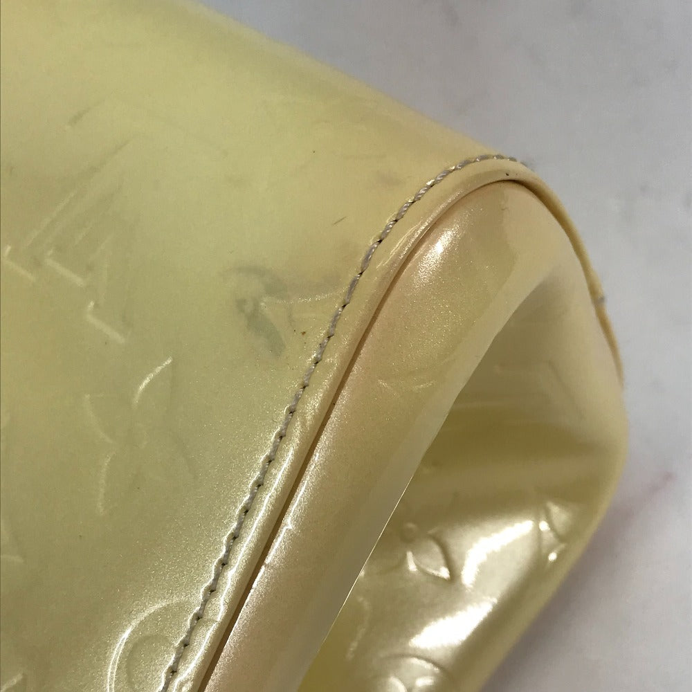 LOUIS VUITTON Shoulder Bag M91374 Monogram Vernis Canvas white Monogram Vernis Roxbury Drive Women Used Authentic
