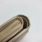 LOUIS VUITTON Folded wallet M81927 Monogram Ann Platt Leather beige Monogram Ann Platt Portefeuille Clare Women Used Authentic