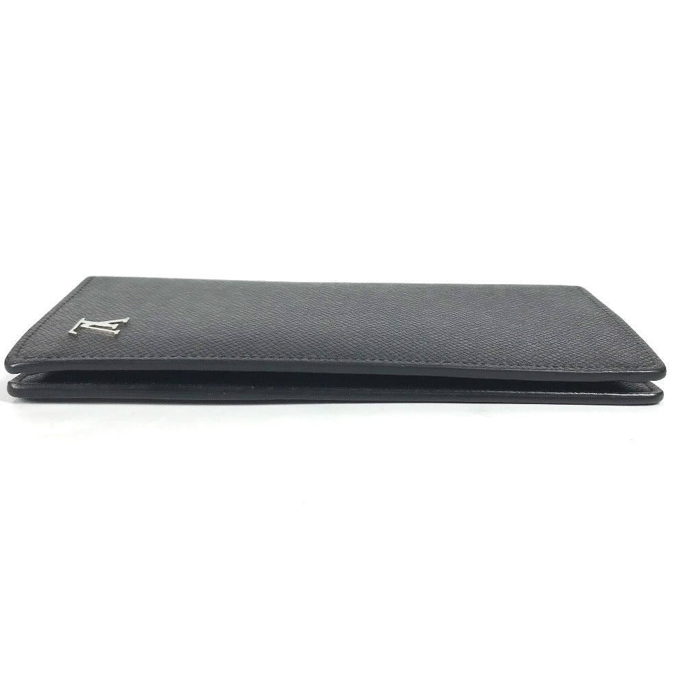 LOUIS VUITTON Long Wallet Purse  M30501 Taiga Leather black Taiga Portefeuille Blaza mens Secondhand Authentic