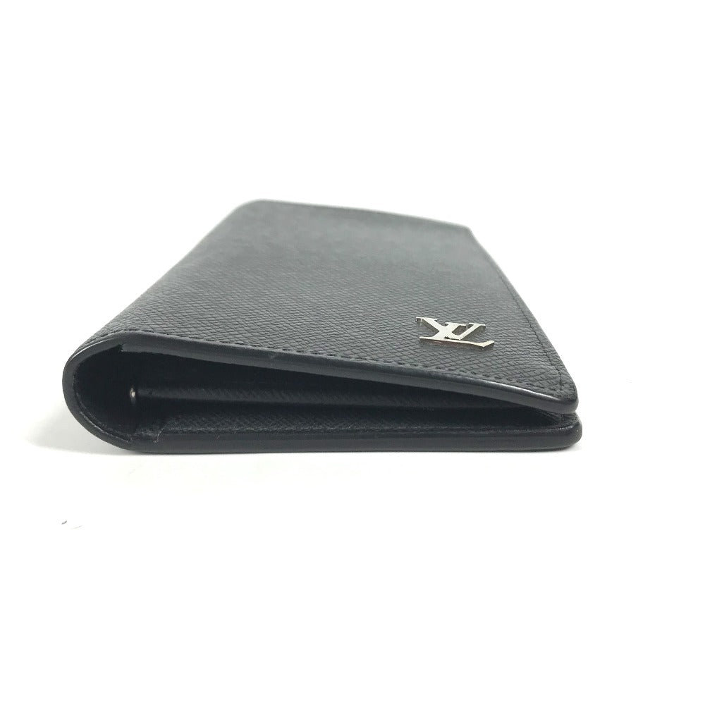LOUIS VUITTON Long Wallet Purse  M30501 Taiga Leather black Taiga Portefeuille Blaza mens Secondhand Authentic