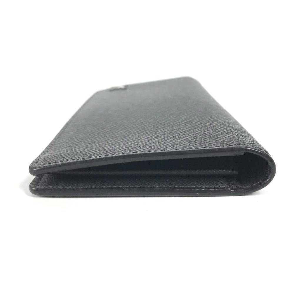 LOUIS VUITTON Long Wallet Purse  M30501 Taiga Leather black Taiga Portefeuille Blaza mens Secondhand Authentic