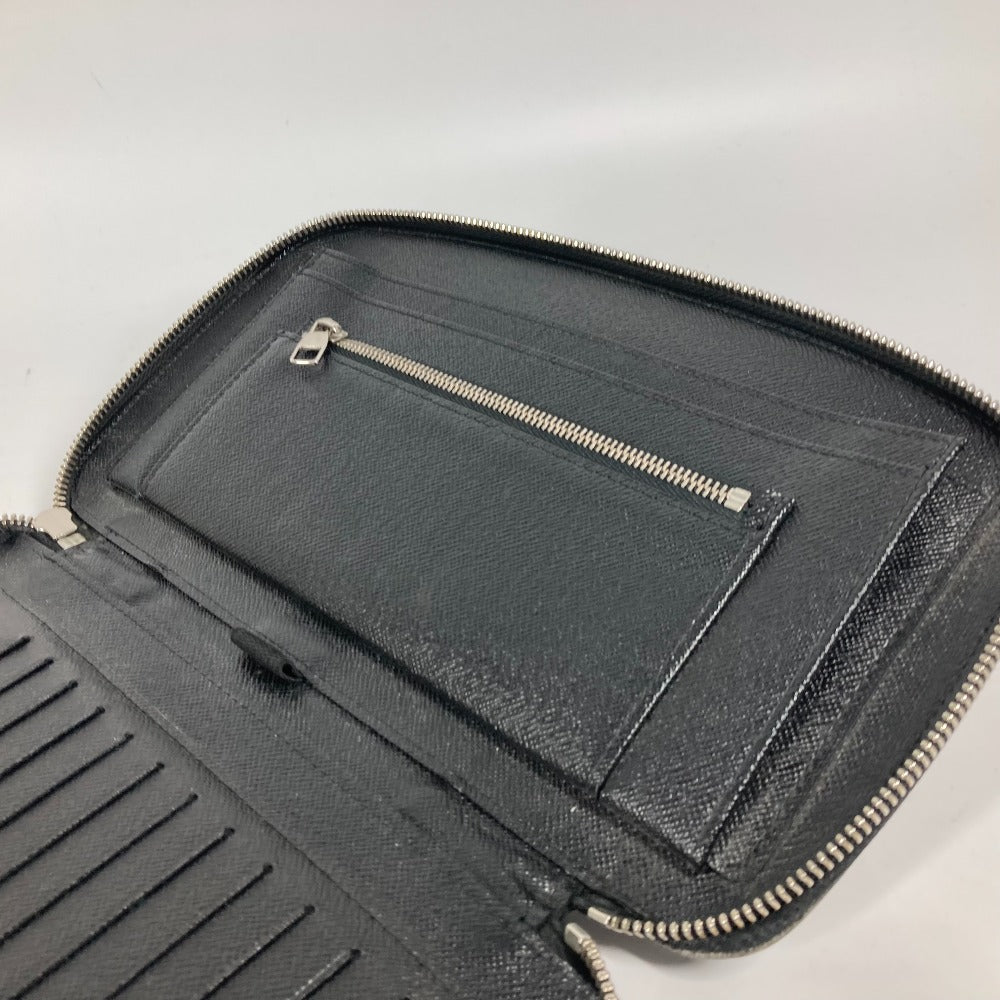 LOUIS VUITTON Long Wallet Purse N48255 Damier Grafitto Canvas black Damier Grafitte Atholl Organizer mens Used Authentic