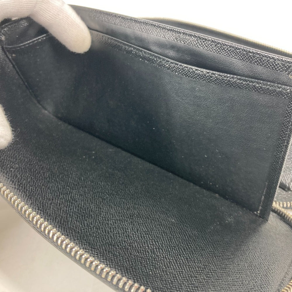 LOUIS VUITTON Long Wallet Purse N48255 Damier Grafitto Canvas black Damier Grafitte Atholl Organizer mens Used Authentic