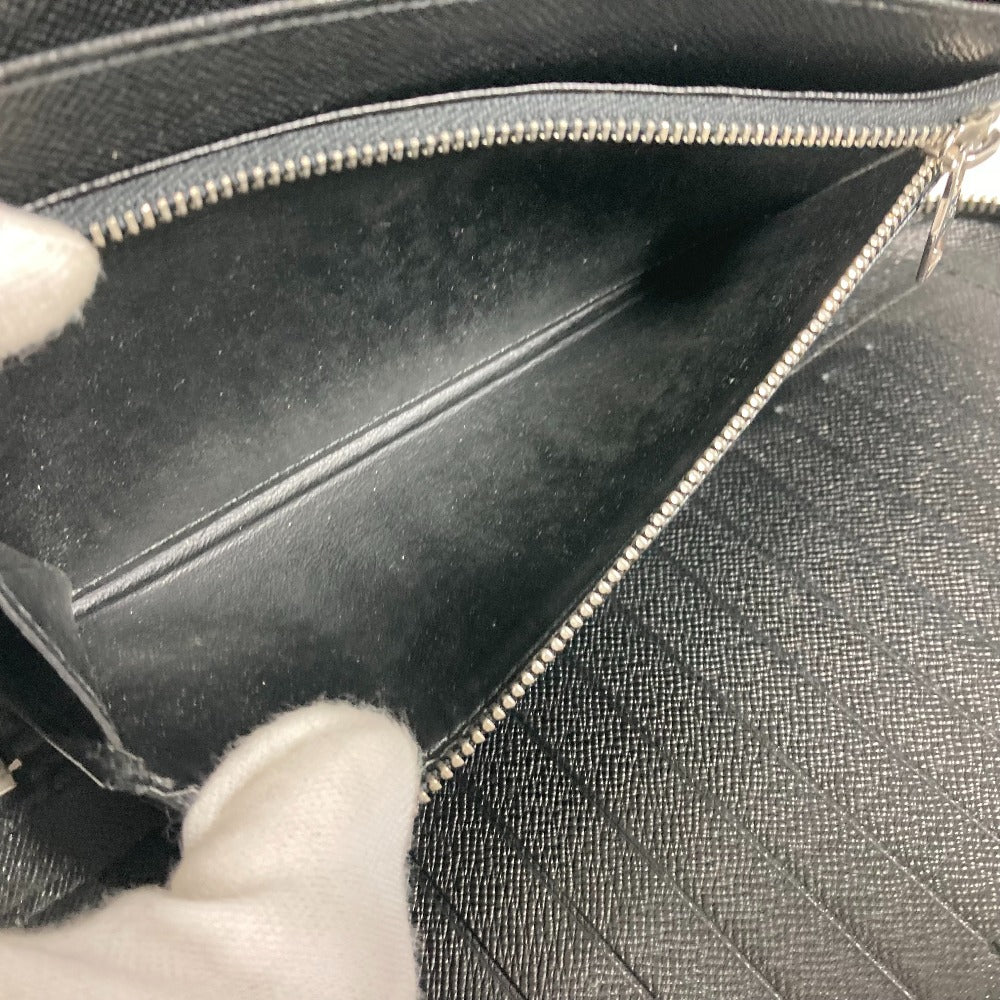 LOUIS VUITTON Long Wallet Purse N48255 Damier Grafitto Canvas black Damier Grafitte Atholl Organizer mens Used Authentic