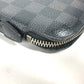 LOUIS VUITTON Long Wallet Purse N48255 Damier Grafitto Canvas black Damier Grafitte Atholl Organizer mens Used Authentic