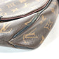 LOUIS VUITTON Shoulder Bag M40935 Monogram macacer canvas Brown Monogram macacer District PM mens Used Authentic