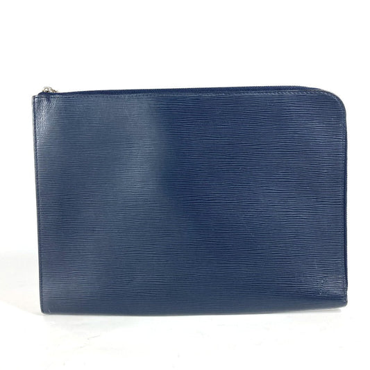 LOUIS VUITTON Clutch bag M64154  Epi Leather Navy Epi Pochette Jules GM mens Used Authentic