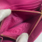 PRADA Long Wallet Purse 1MH019 velvet pink Long wallet logo Women Used Authentic