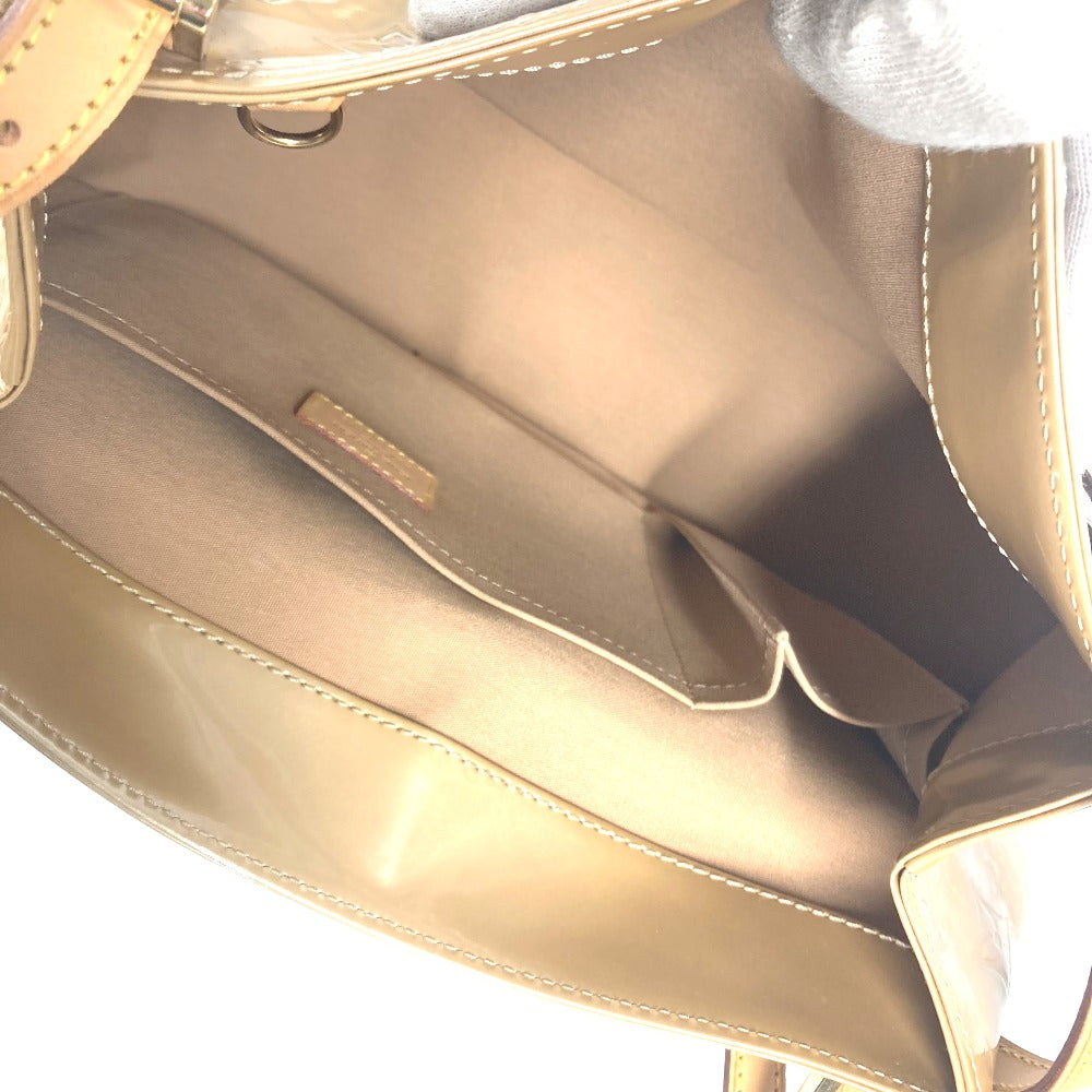 LOUIS VUITTON Shoulder Bag Monogram Vernis Canvas beige Monogram Vernis Biscayne Bay GM Women Used Authentic