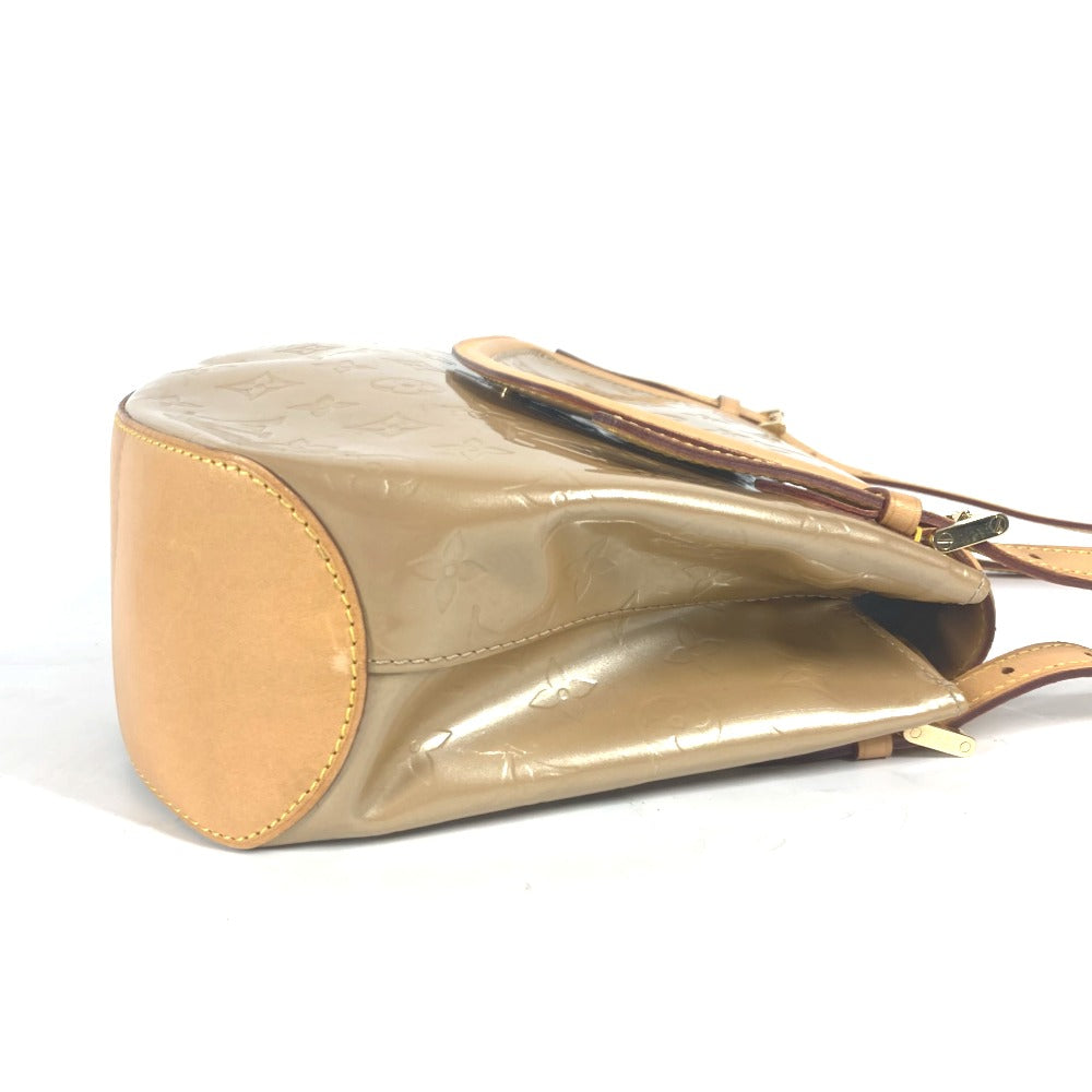 LOUIS VUITTON Shoulder Bag Monogram Vernis Canvas beige Monogram Vernis Biscayne Bay GM Women Used Authentic