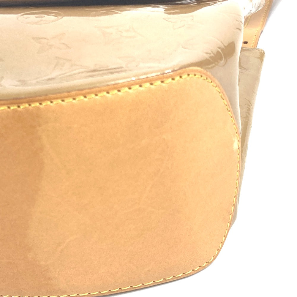 LOUIS VUITTON Shoulder Bag Monogram Vernis Canvas beige Monogram Vernis Biscayne Bay GM Women Used Authentic