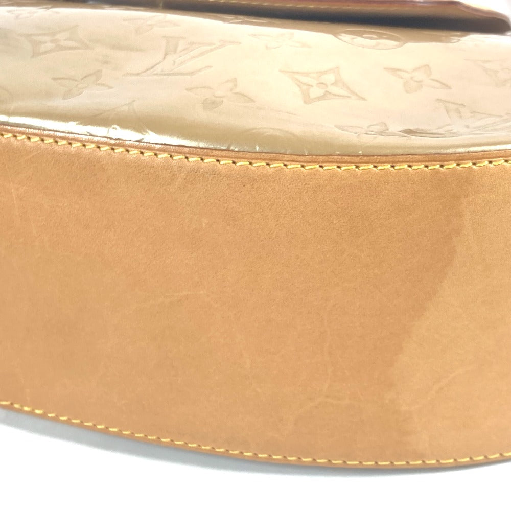 LOUIS VUITTON Shoulder Bag Monogram Vernis Canvas beige Monogram Vernis Biscayne Bay GM Women Used Authentic