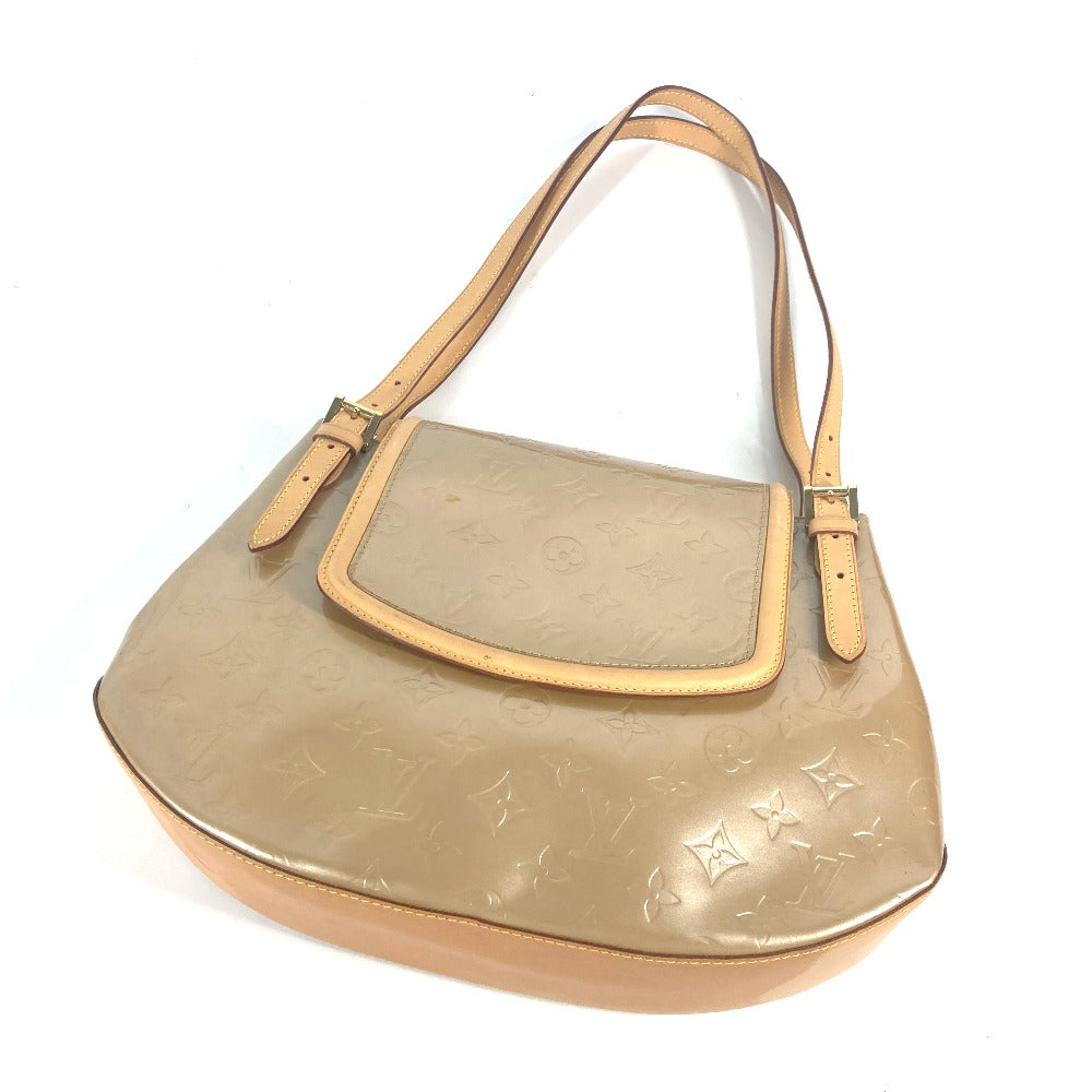 LOUIS VUITTON Shoulder Bag Monogram Vernis Canvas beige Monogram Vernis Biscayne Bay GM Women Used Authentic