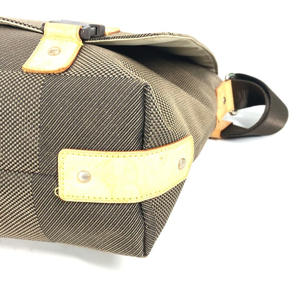 LOUIS VUITTON Shoulder Bag M93077 Damier Jean Canvas khaki Damier Jean Roux mens Used Authentic
