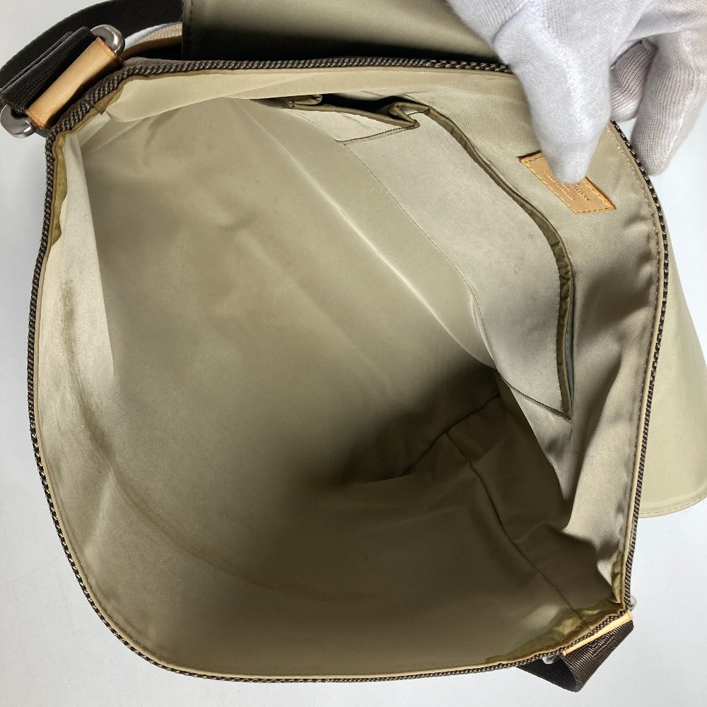 LOUIS VUITTON Shoulder Bag M93077 Damier Jean Canvas khaki Damier Jean Roux mens Used Authentic