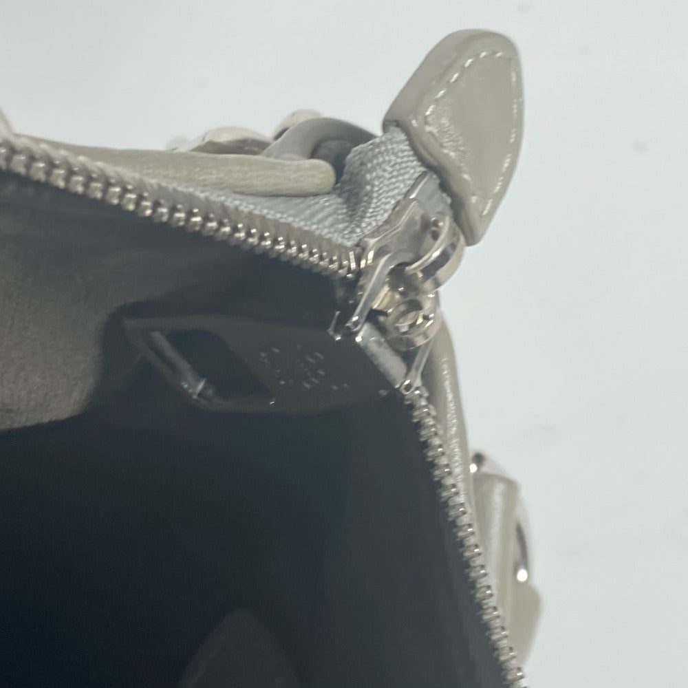 LOUIS VUITTON Tote Bag M97070 leather gray Monogram Antia Ixia PM Women Used Authentic
