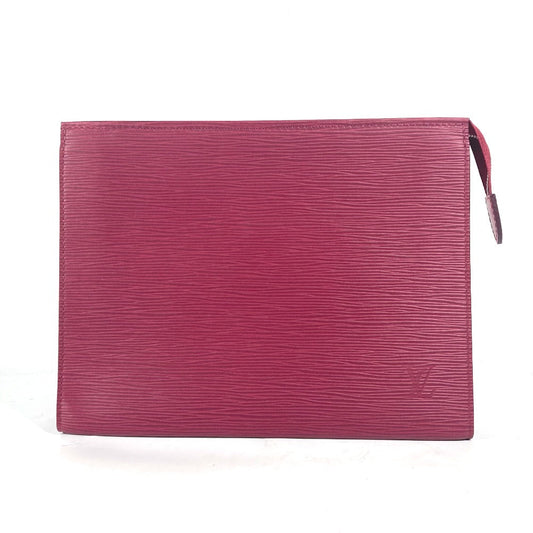 LOUIS VUITTON Clutch bag M41085 Epi Leather Red Epi posh toilette 26 unisex(Unisex) Used Authentic