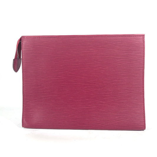 LOUIS VUITTON Clutch bag M41085 Epi Leather Red Epi posh toilette 26 unisex(Unisex) Used Authentic