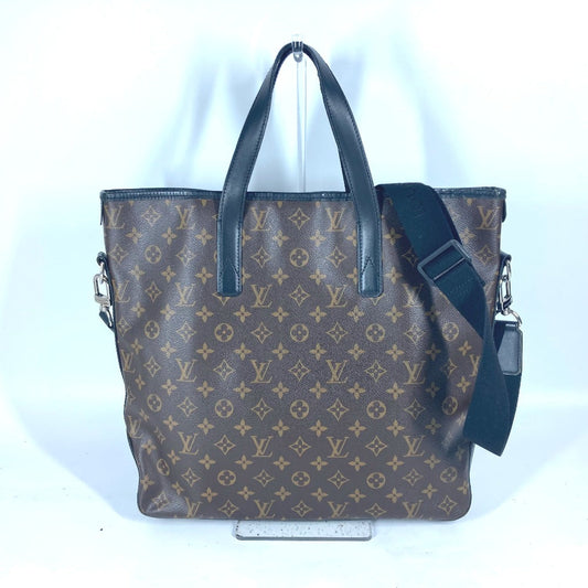 LOUIS VUITTON Shoulder Bag M56708 Monogram macacer canvas Brown Monogram macacer Davis unisex(Unisex) Used Authentic