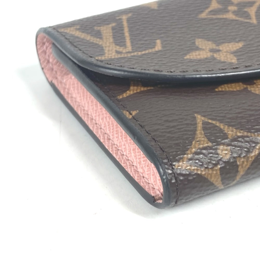 LOUIS VUITTON Coin case M62361 Monogram canvas Brown Monogram Portomonet Rosali Women Used Authentic