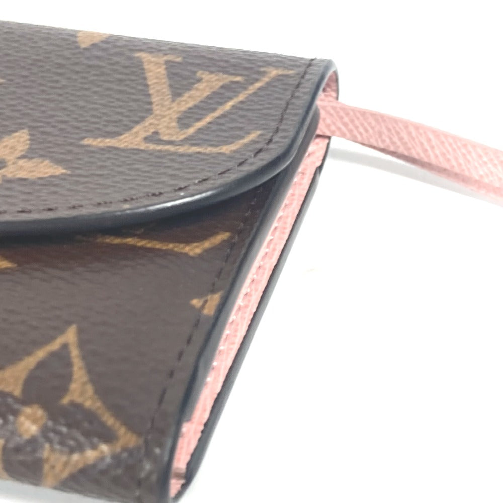 LOUIS VUITTON Coin case M62361 Monogram canvas Brown Monogram Portomonet Rosali Women Used Authentic