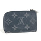 LOUIS VUITTON Coin case M63536 Monogram Eclipse Canvas black Monogram Eclipse Portemonejour mens Used Authentic