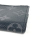 LOUIS VUITTON Coin case M63536 Monogram Eclipse Canvas black Monogram Eclipse Portemonejour mens Used Authentic