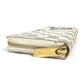 LOUIS VUITTON Long Wallet Purse N63006 Damier Azur Canvas white Damier Azur Balloon motif Women Used Authentic