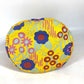CHANEL Shoulder Bag canvas yellow High summer Flower Pattern