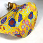 CHANEL Shoulder Bag canvas yellow High summer Flower Pattern