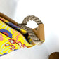 CHANEL Shoulder Bag canvas yellow High summer Flower Pattern