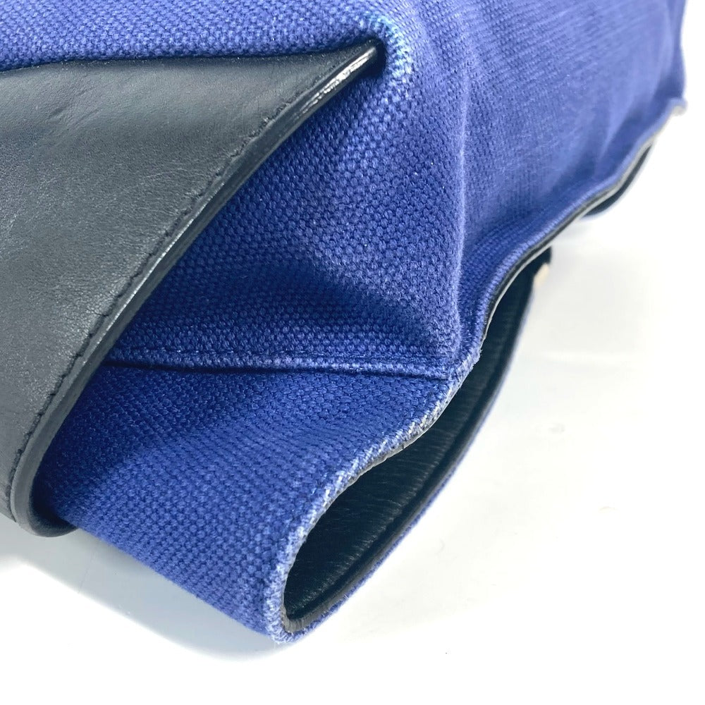 BALENCIAGA Sling bag 433625 Leather / canvas blue logo