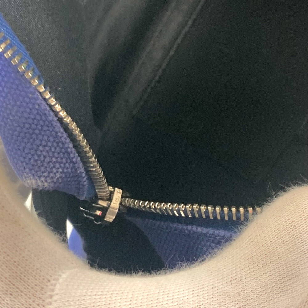 BALENCIAGA Sling bag 433625 Leather / canvas blue logo