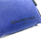 BALENCIAGA Sling bag 433625 Leather / canvas blue logo