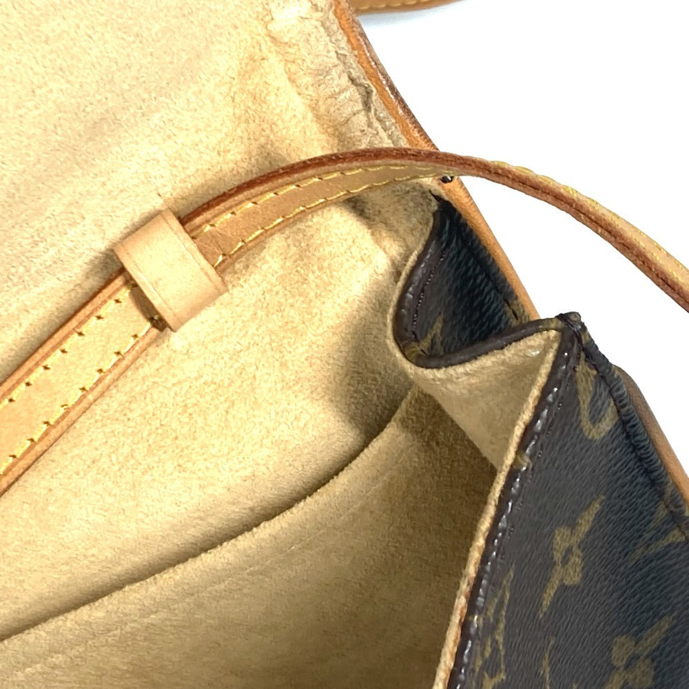LOUIS VUITTON Shoulder Bag M51852 Monogram canvas Brown Monogram Pochette Twin GM