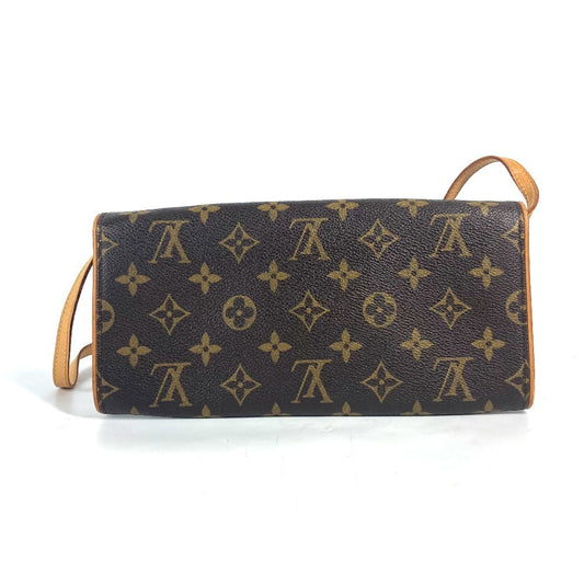 LOUIS VUITTON Shoulder Bag M51852 Monogram canvas Brown Monogram Pochette Twin GM