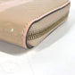 LOUIS VUITTON Coin case M58066 Monogram Vernis beige Monogram Vernis Rayure Zip around purse