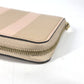 LOUIS VUITTON Coin case M58066 Monogram Vernis beige Monogram Vernis Rayure Zip around purse