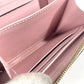LOUIS VUITTON Coin case M58066 Monogram Vernis beige Monogram Vernis Rayure Zip around purse