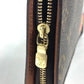 LOUIS VUITTON Long Wallet Purse M61729 Monogram canvas Brown Monogram panda Porto Monezup