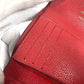 LOUIS VUITTON Trifold wallet M62185 Monogram Ann Platt Leather Red Monogram Ann Platt Portefeuille Pont Neuf Compact