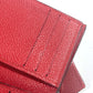 LOUIS VUITTON Trifold wallet M62185 Monogram Ann Platt Leather Red Monogram Ann Platt Portefeuille Pont Neuf Compact