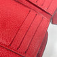 LOUIS VUITTON Trifold wallet M62185 Monogram Ann Platt Leather Red Monogram Ann Platt Portefeuille Pont Neuf Compact