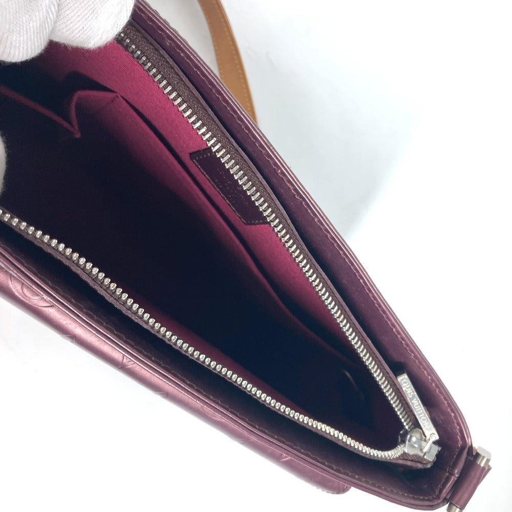 LOUIS VUITTON Shoulder Bag M55126 Monogram mat leather purple Monogram mat Alston