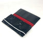 CHANEL Long Wallet Purse A14344 Nylon black Old travel line Women Used Authentic
